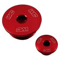 ENGINE PLUGS HONDA CRF250R/RX 18-25, CRF250F TRAIL 19-25 RED